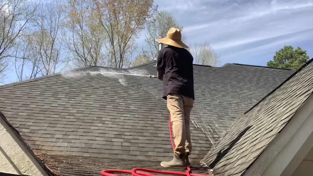 Power Wash Roof Cleaning​